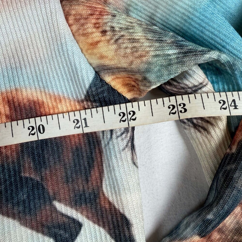 Wild Horses All-Over Print Hooded Button-Down Cardigan Jacket - Picture 5 of 6